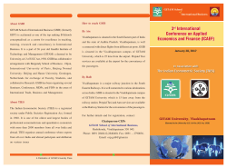 Chairperson-CEPs - GITAM School of International Business