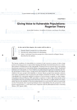 Giving Voice to Vulnerable Populations: Rogerian Theory