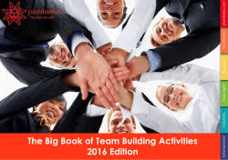 The Big Book of Team Building Activities 2016 Edition