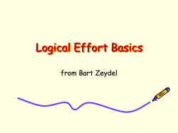 Effort Delay - UC Davis ECE