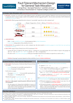 Dengji Zhao , Sarvapali Ramchurn and Nick Jennings University of
