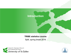 Descriptive statistics