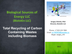 Total Recycling of Carbon Containing Wastes including