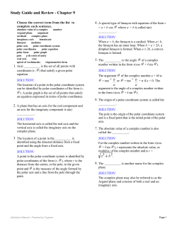 Study Guide and Review