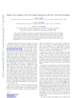 Single Curve Collapse of the Price Impact Function for the New York