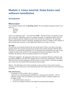 Linux tutorial: Some basics and software installation