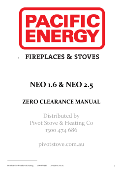 Neo Zero Clearance Manual