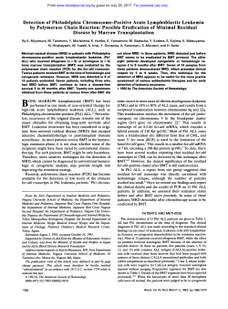 Detection of Philadelphia Chromosome-Positive