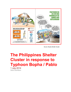 Bopha cluster review - final