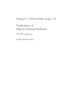 First-Order Logic