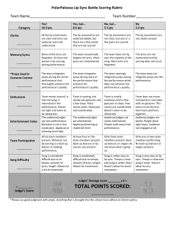 TOTAL POINTS SCORED: