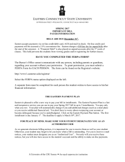 The Bursar`s Office cannot communicate with any person, including