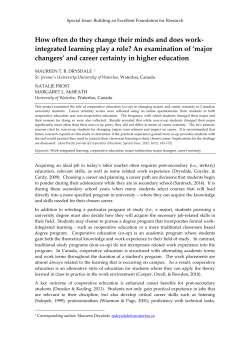 How often do they change their minds and does work