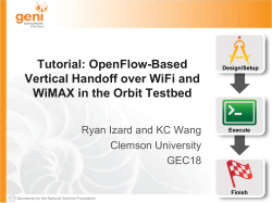 Configure scripts for experiment