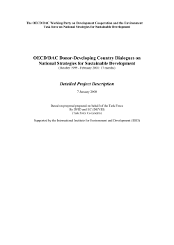 Key tasks (not in chronological order)