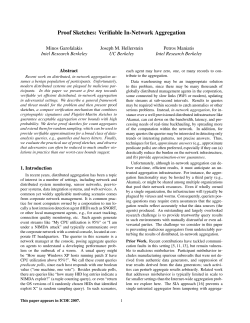 Proof Sketches: Verifiable In-Network Aggregation