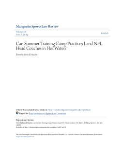 Can Summer Training Camp Practices Land NFL Head Coaches in