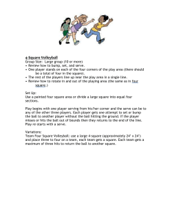Four Square Volleyball