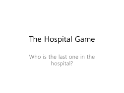The Hospital Game