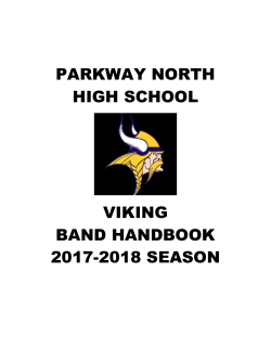 2017 Marching Band Handbook Click to view
