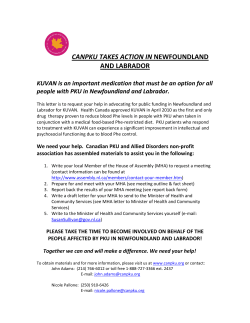 canpku takes action in newfoundland and labrador