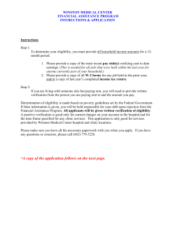*A copy of the application follows on the next page.