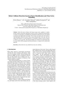 Robot Collision Detection based on Fuzzy Identification and Time