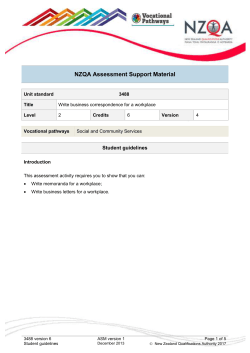 3488 Student guidelines