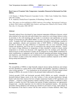 Root Causes of Transient Tube Temperature Anomalies
