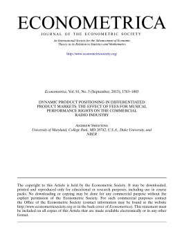 Dynamic Product Positioning in Differentiated Product