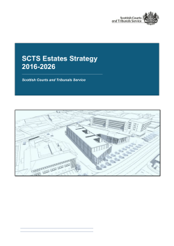 SCTS Estates Strategy 2016-2026
