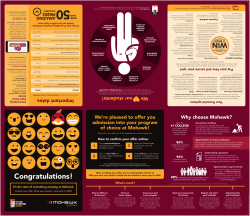 Mohawk Applicant Package