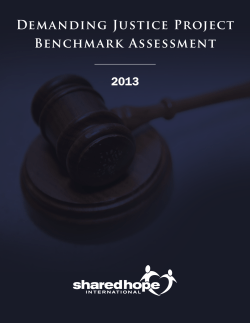Demanding Justice Benchmark Assessment