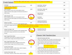 ALL prices need to show full price - example 8.50 shows 8.5 on site