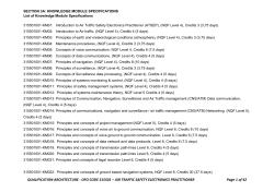 OFO CODE 315501 &ndash; AIR TRAFFIC SAFETY ELECTRONICS