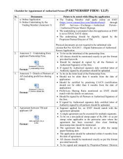 Partnership Firm/LLP