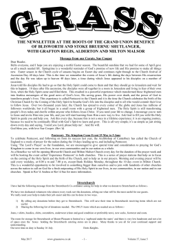 LENT GROUPS will happen as follows: for 4 Monday evenings