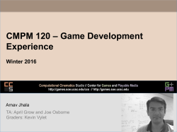 CMPM 120 &ndash; Game Development Experience