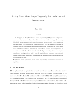 Solving Bilevel Mixed Integer Program by Reformulations and