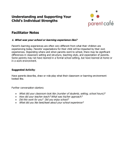 9. How can you support and help to build on your