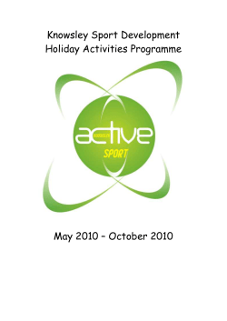 Knowsley Sport Development