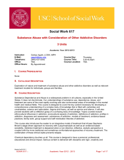 School of Social Work Syllabus Template Guide