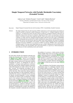 Simple Temporal Networks with Partially Shrinkable Uncertainty