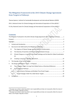 from Targets to Pathways