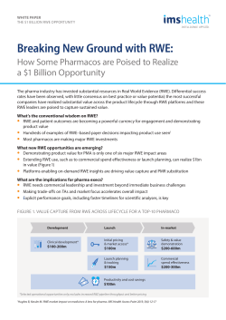 Breaking New Ground with RWE