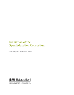 OEC in Context: The OER Ecosystem
