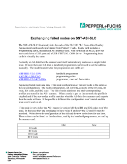 Exchanging failed nodes on SST-ASI-SLC