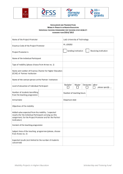 część ix - sprawozdanie z wyjazdu nauczyciela