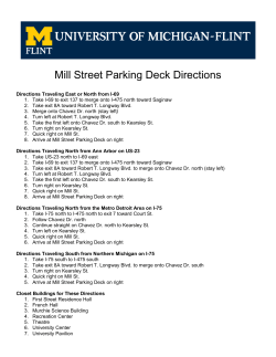 Mill Street Parking Deck Directions