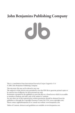 Coming to terms with conversational grammar